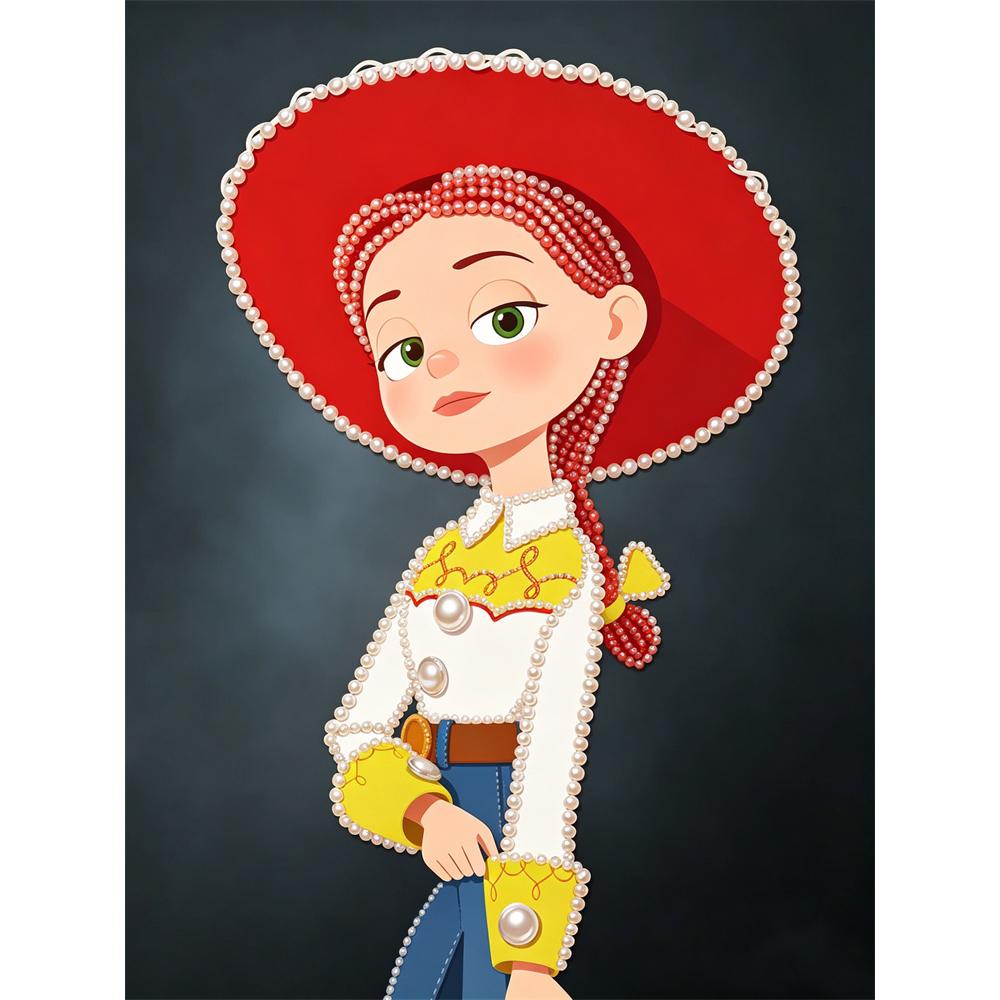 Disney Игрушка для рисования жемчугом История игрушек Триш Ручная работа DIY Картины с жемчугом и драгоценными камнями Поделки Особая форма Декор для стены дома