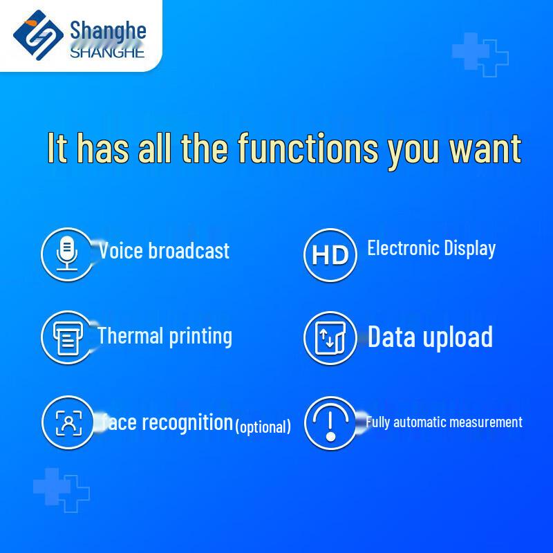 Shanghe SH-V8 All-in-One Ultrasonic Health Scale (CN version)