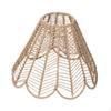 Woven Paper Rope Lamp Shade Drum Shaped Decorative Home Decor Unique Handwoven Boho Shades
