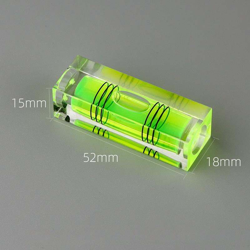 10 шт. Квадратный пузырьковый уровень Зеленый спиртовой уровень Измерительный инструмент Уровень Инструмент для геодезии Nivel Burbuja