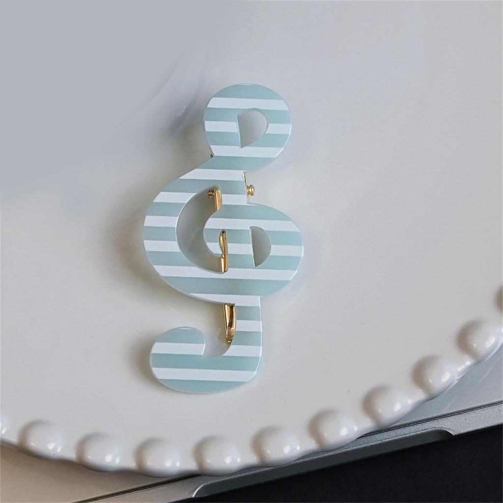 Прочные смоляные заколки для волос с узорами в виде звездной полосы и музыкальной ноты, надежная фиксация для всех типов волос