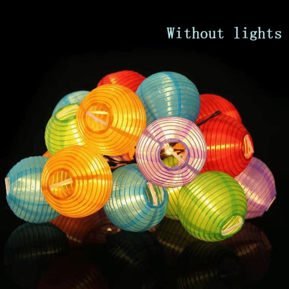 5pcs Hanging Decoration Mini Round Lantern Lampshade Multicolor Chinese Lanterns Mid Autumn