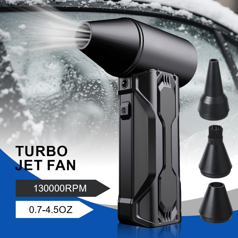 Electric Air Duster Cleaning Blower Tool 130000 RPM 3 Gears adjustable 2026 Turbo Blower Jet Fan Car Blowing Snow Violent fan