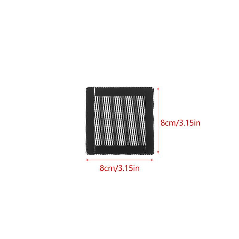 Dust Filter For Computer Cooler Fan Anti Dust Net Cover Dust Filter Mesh Net Magnetic Frame Pc Chassis Cooling Fan Dust Filter