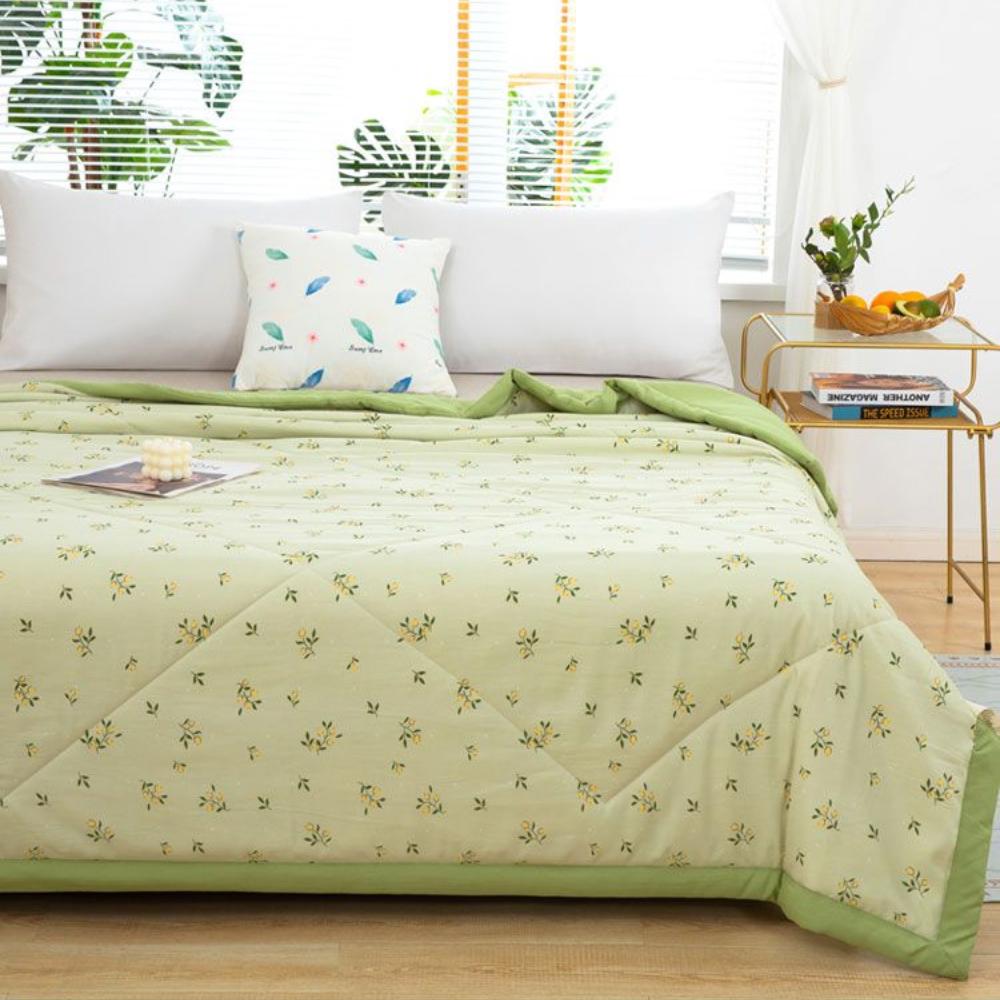 Одеяло Fresh Seersucker Printed Summer Cool, легкое и дышащее, приятное для кожи и без запаха, ультразвуковое тиснение