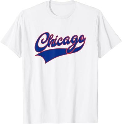 CHICAGO - Дизайн в стиле ретро - Классическая футболка