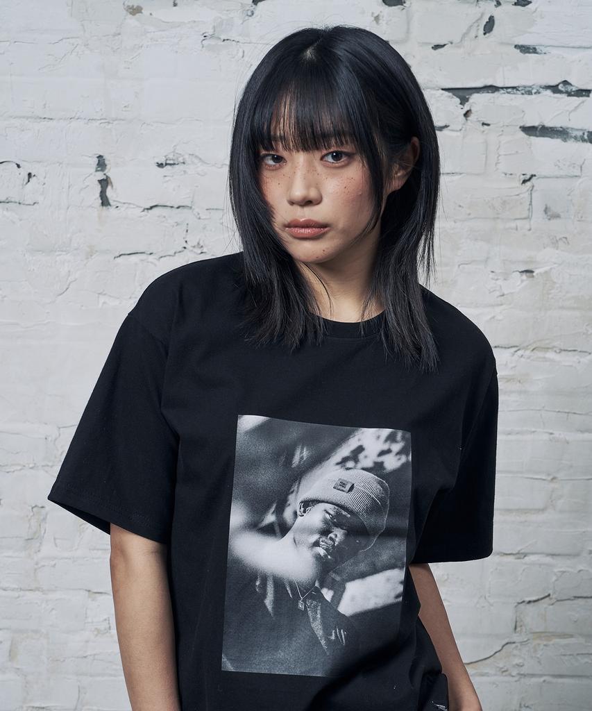 Peideu Pd Гангстерская футболка с коротким рукавом Черная