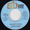 7-дюймовая пластинка CHUCK FENDER / HAWKEYE - Caan Say Yu Neva / With A Plan NONE South Block 2005 Ямайка Регги, Ска и Даб Б/У