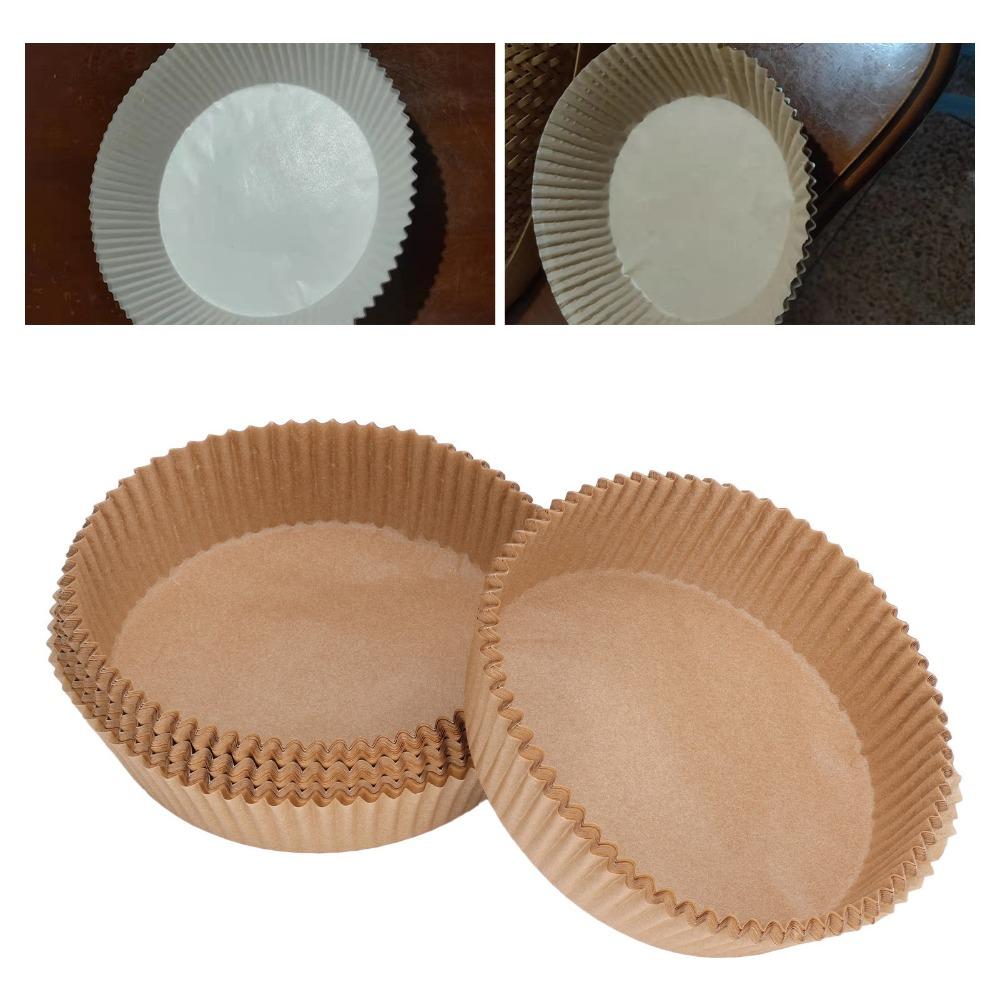 200pcs Non-Stick Surface Air Fryer Liner Unbleached Paper Non-Stick Paper Liner Baking Roasting