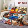 GTA 2D Flat Pattern Flannel Blanket High quality All Seasons Warmth and Comfort Perfect for Christmas Gifts.MMT0918545