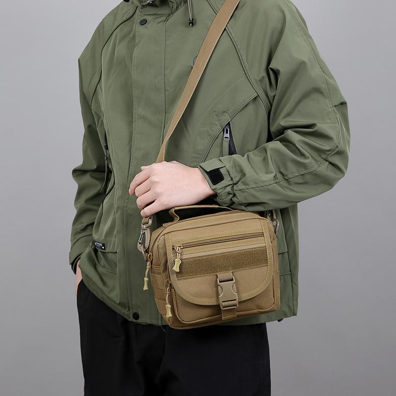 Мужская тактическая камуфляжная сумка кроссбоди - Винтажная нейлоновая нагрудная сумка (Винтажная армейская сумка-слинг для охоты/активного отдыха)