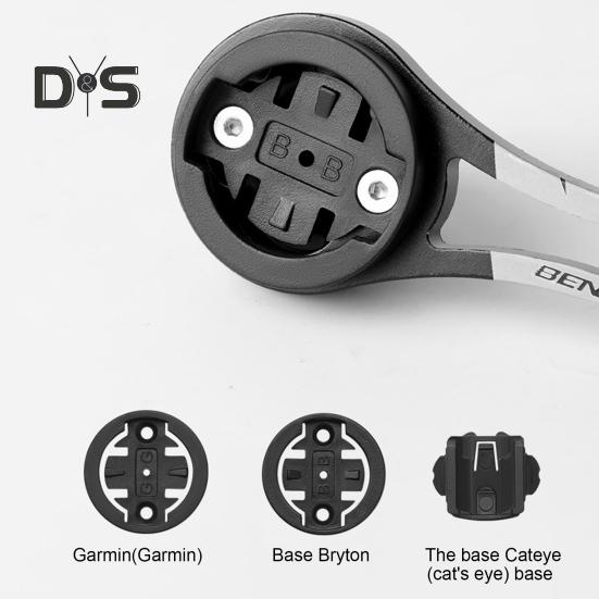 Переднее крепление для велосипеда, кронштейн из алюминиевого сплава со сменной базой для велокомпьютера, регулируемое интегрированное переднее крепление для велосипеда для Garmin Edge