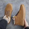 Winter Men's Plus Velvet Warm Fashion Trend High Top Cotton Shoes Snow Boots Casual Cotton Shoes 39-46