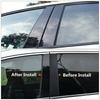 6 шт. Подходят для BMW 5 серии F10 F11 F07 2010 2011 2012 2013-2016 Глянцевые черные стойки оконных дверей, накладки на стойки B C