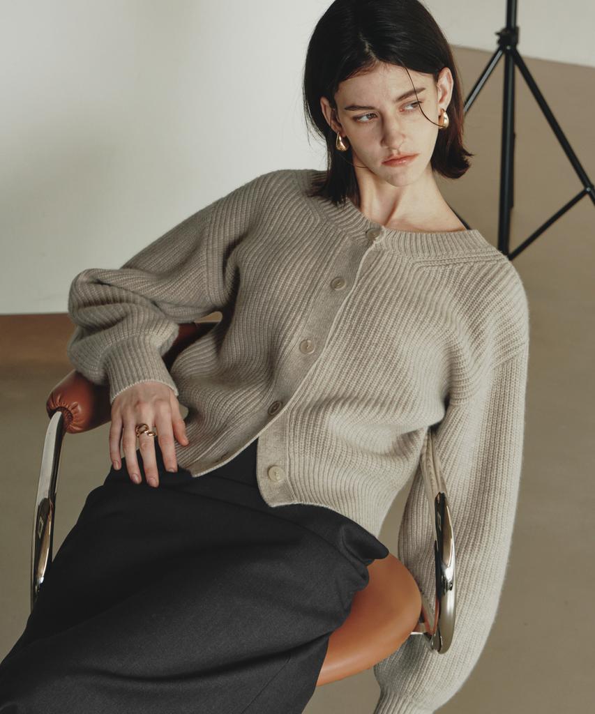 ZEROSTREET [2 Colors] Le Zero Two-Way Wool Button Sweater