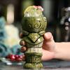 Creative Ceramic Cup TIKI Cup Bar Playing Cards Witch Doctor Statue Hawaiian Cocktail Cup Personalized Wine Glass Best Gift Cup