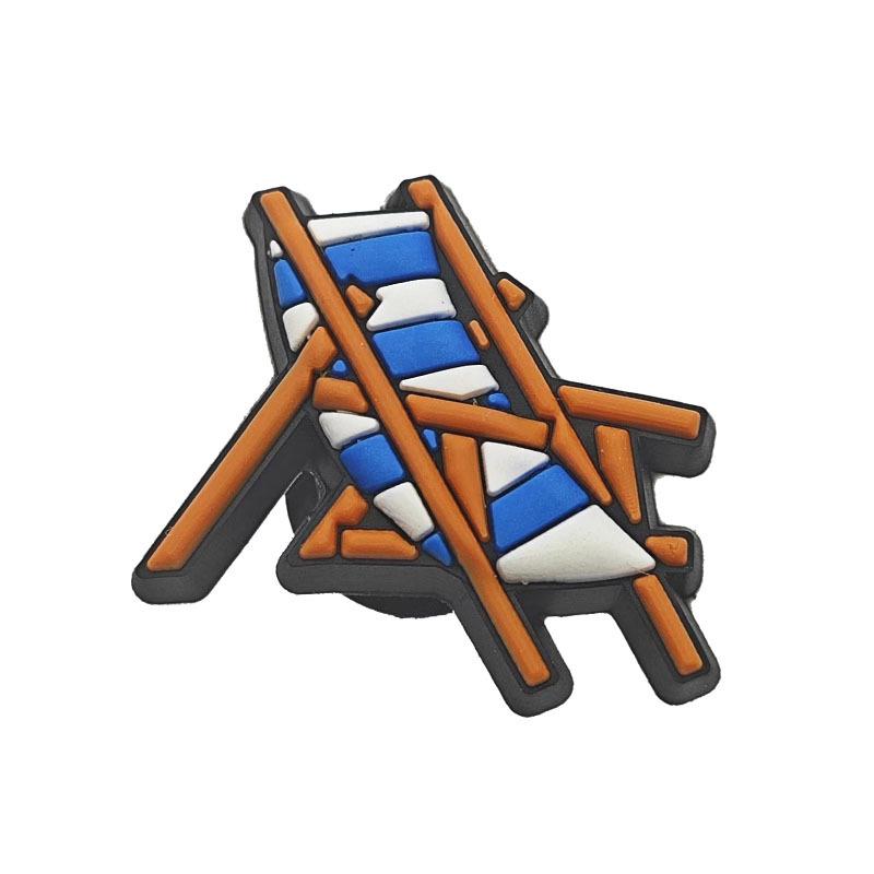 Пряжки для украшения обуви из ПВХ в виде радужных цветов для садовой обуви