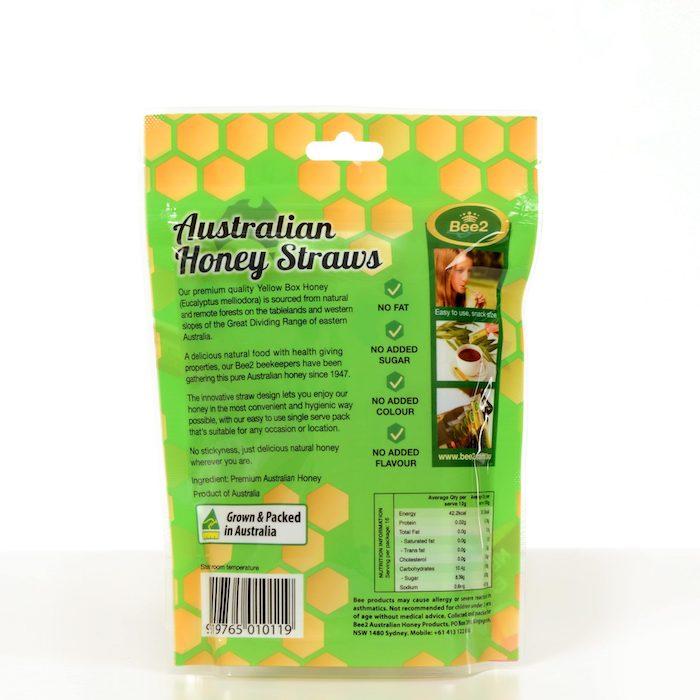 Bee2 Australia Eucalyptus Honey Straws 192g