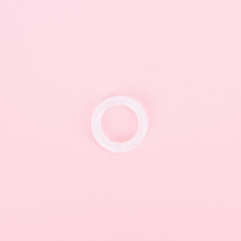 25Pcs Plastic Ring Binder Diy Albums Loose-Leaf Book Hoop Opening Binding Supply