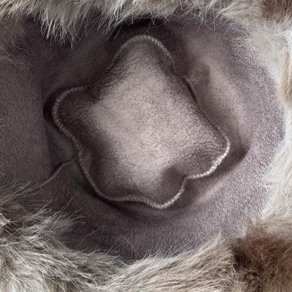 Neck Protection Faux Fur Hat Scarf Thickened Cross Scarf Comfortable Fisherman Hat Winter