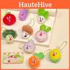 Keychain Plush Adorable Set With Scream Veggie Designs Perfect For Couples And Friends