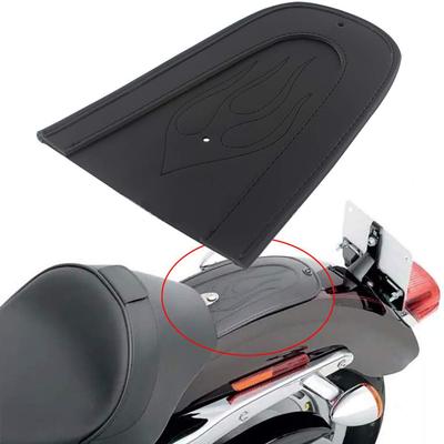 ONGMEIL Новая черная кожаная рама Заднее крыло Накладка-подушка для Sportster XL 883 1200 2004-В