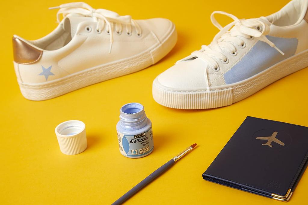 Pebeo Cloth Paint Seta Color Opaque Pearl Color 45ml Pearl Pink 96