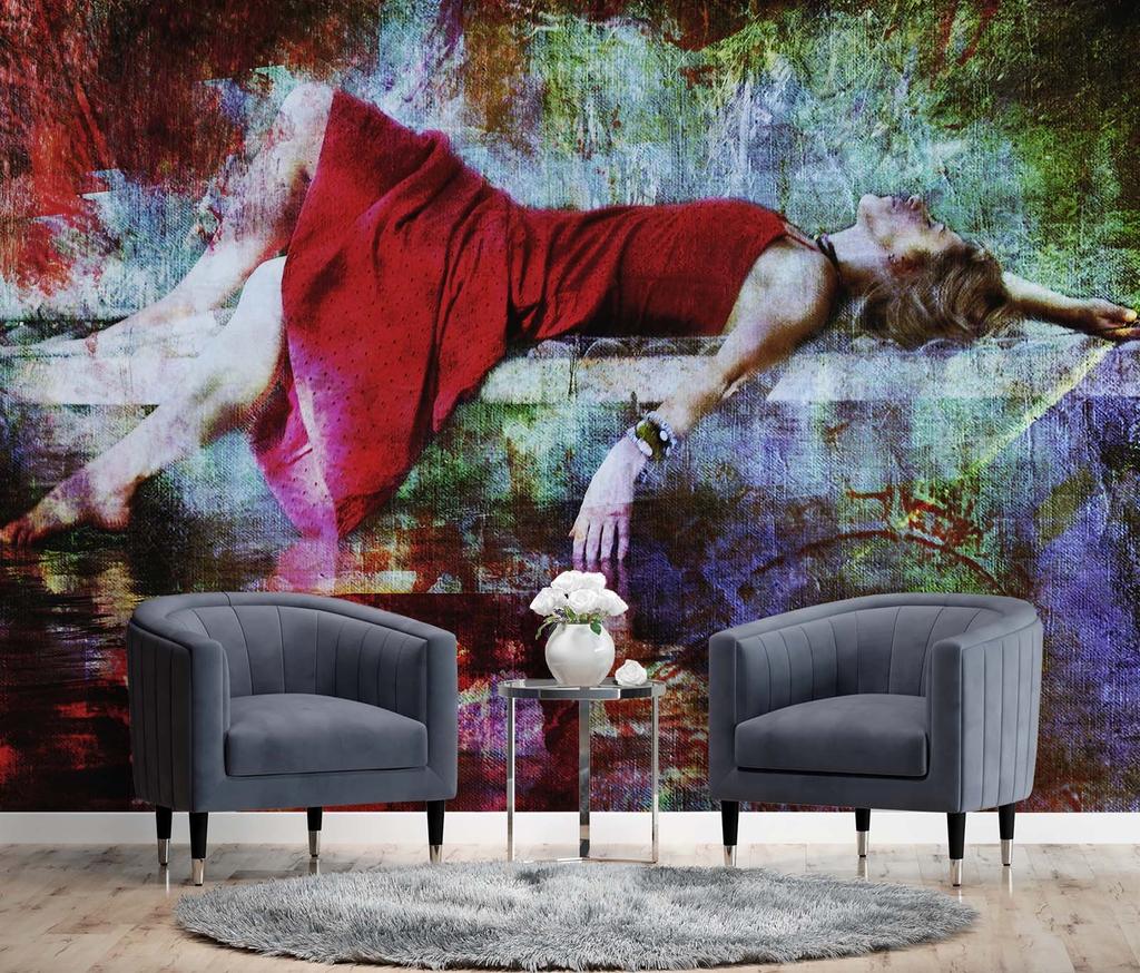 Wallpaper Woman Retro Vintage