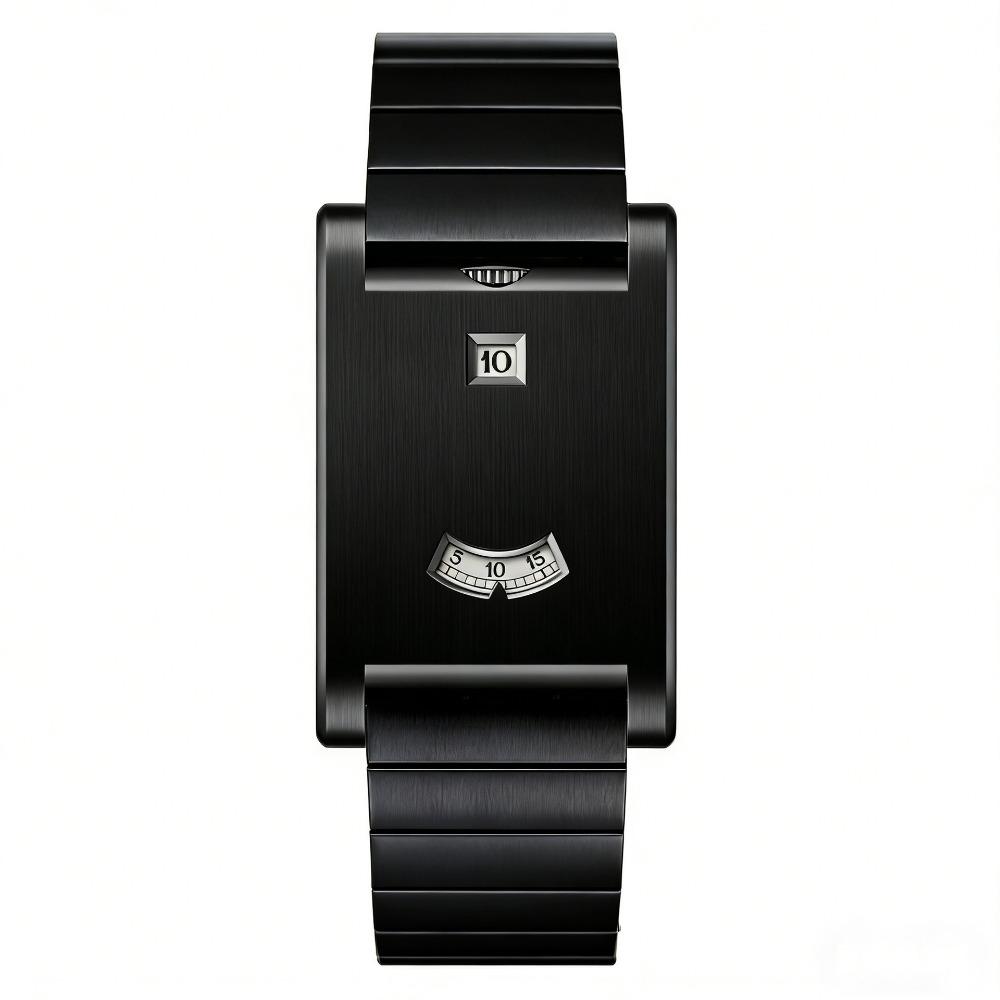 Smooth Finish Quartz Watch Retro Styling Men's Watch Practical Square Watch Couple Matching