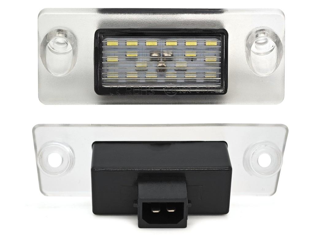 2 шт. светодиодных фонарей подсветки номерного знака 650 лм, совместимых с Audi A3, A4, S5 12 В для бездорожья