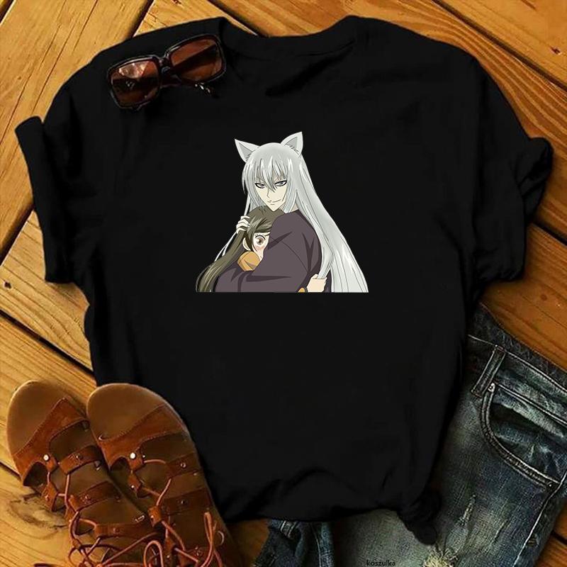 2021 японское аниме Томоэ и Нанами футболка с рисунком женские футболки Kawaii Fox летняя повседневная футболка с принтом манги