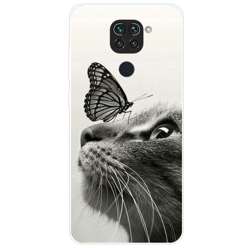 Чехол для телефона Xiaomi Redmi Note 9 Чехол 6.53;' Мягкий силиконовый чехол-накладка из ТПУ для Xiaomi Redmi Note 9, чехол-накладка Fundas Para