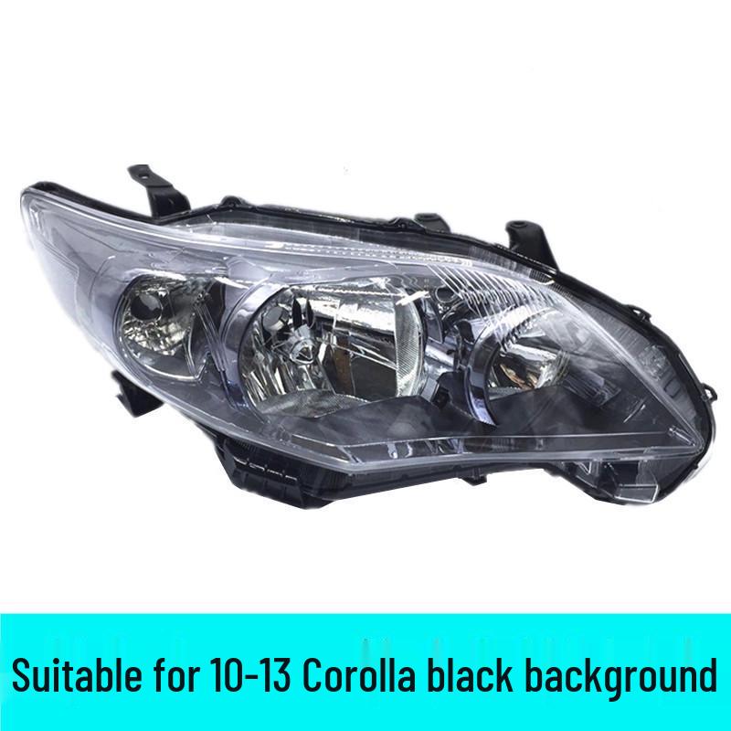 Toyota Corolla (2010-2013) Headlight Assembly: Black/White Base