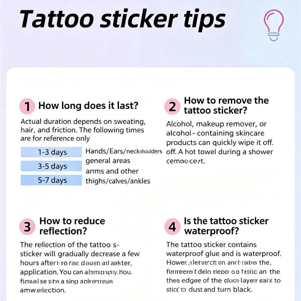 Water Transfer Paper Butterfly Temporary Tattoo Stickers Fake Tattoo Stickers Body Art