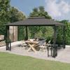 VidaXL Gazebo with Walls and Double Roof Terrace Belvedere Patio Pavilion Reception Tent Outdoor Marquee 318544