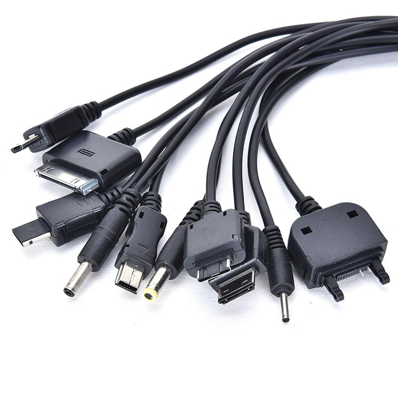 10 в 1 USB универсальный многофункциональный USB-кабель для зарядки сотового телефона