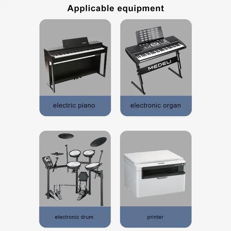 Адаптер USB 2.0 для принтера USB Type C на Type B папа для принтера, базы для жесткого диска, факс-машины, сканера, USB 2.0 Type C адаптер для принтера