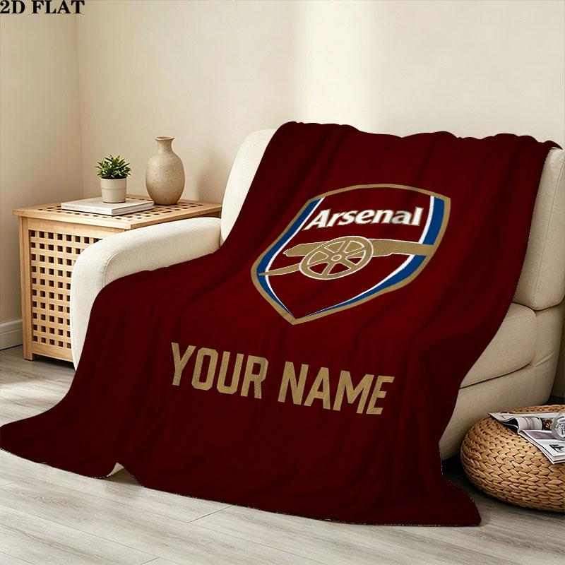 Custom Arsenal F.C Blanket, High quality Comfortable for All Seasons, Home Decor, Warmth and Comfort