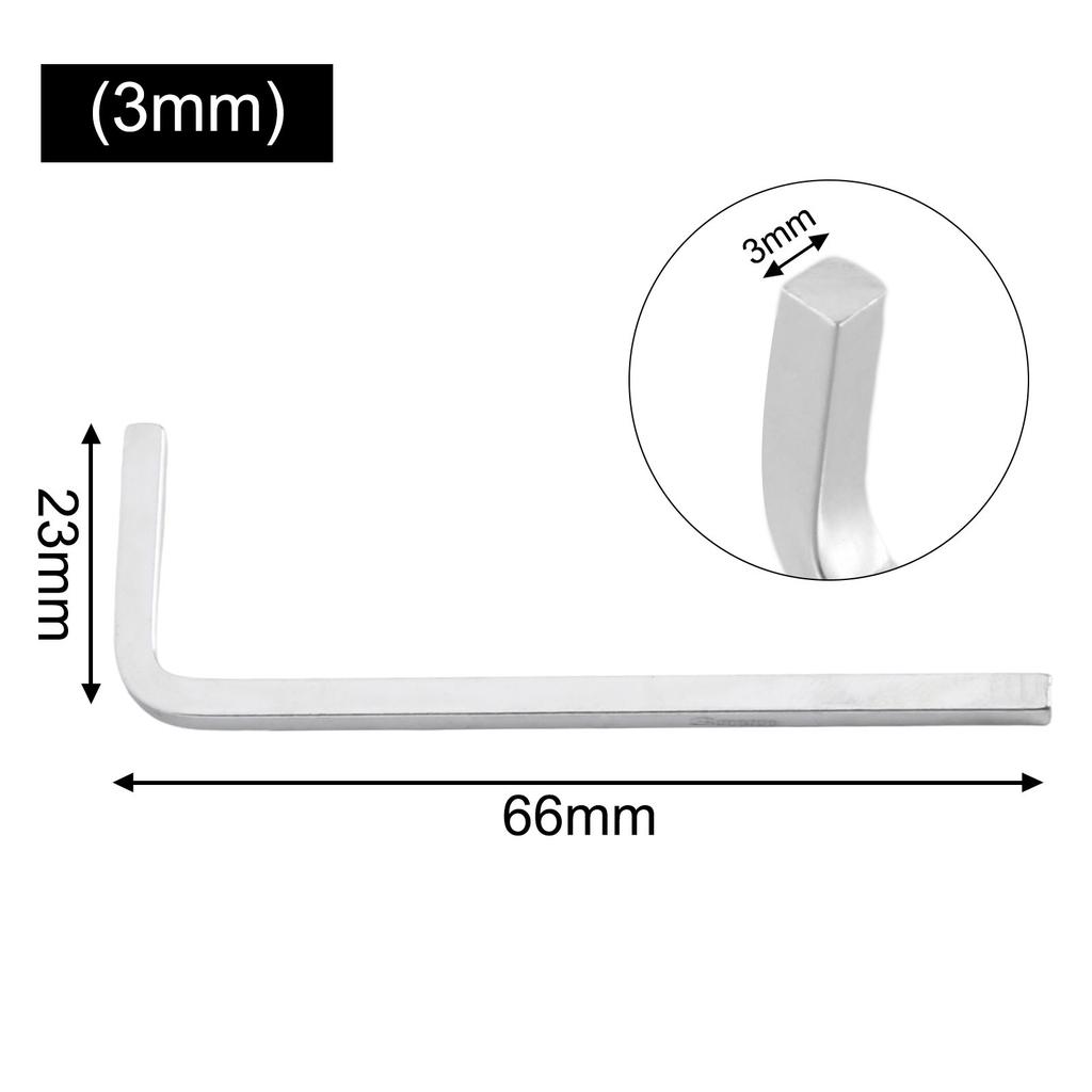 L  for Shape Square Head Wrench Square Key 4 Point Wrench Screwdriver Set 3-10mm