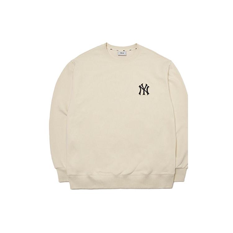 New MLB Sweatshirts Unisex Cream 3AMTC0114-50CRS