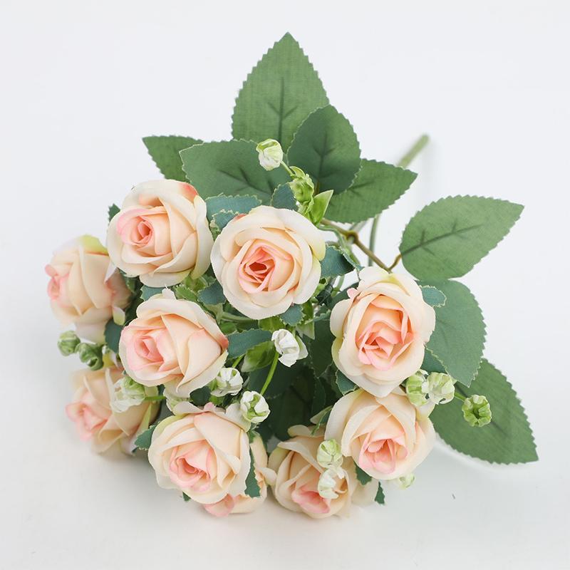 Simulation Roses Artificial Flowers Bouquet Wedding Party Home Decorations Photography Props