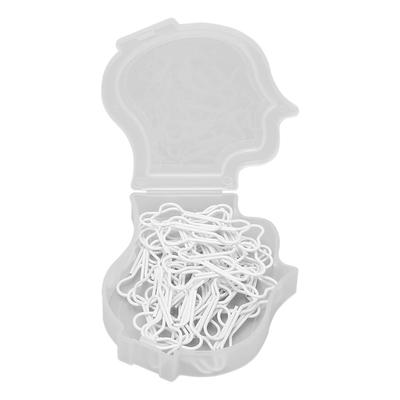 30 шт. фигурных скрепок в форме косточки, покрытых пластиком, многоцелевые милые скрепки для блокнота