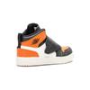 Jordan Air Jordan 1 Поддержка и амортизация Средняя высота Детские Баскетбольные Кроссовки Черно-Оранжевые Дети Возраст 3-7 Лет BQ7197-008