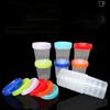 Transparent Measuring Cup 120ml Small Containers with Lids Dew Condiment Containers  Snack Ketchup