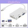 Мини DisplayPort к HDMI DVI VGA 3-в-1 адаптер с чипсетом для Macbook Pro Air для настройки нескольких мониторов