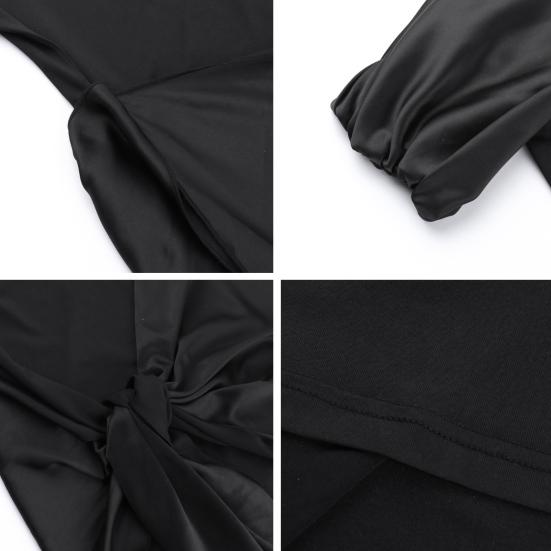 Женское вечернее платье с косым вырезом и открытыми плечами, без рукавов, со складками, на шнуровке, с нерегулярным декором