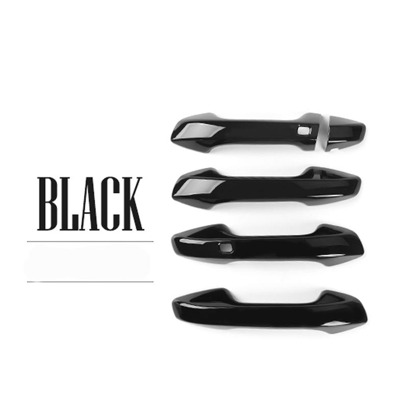 Carbon Fiber Style Exterior Door Handle Cover Trim For KIA SELTOS -2025 LHD RHD Car Exterior Accessories