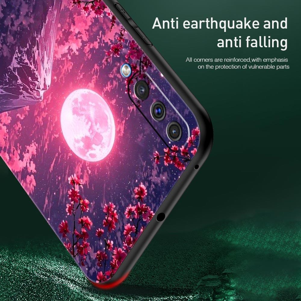 Розовый горный закат Чехол для телефона для Samsung Galaxy A56 A36 A26 A16 A34 A24 A42 A22 A20 A12 A40 A30 A10 5G Мягкий ТПУ Чехол-оболочка