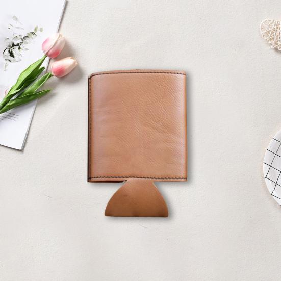 Искусственная кожаный чехол для банок пива и газировки, изоляционный чехол для холодных напитков