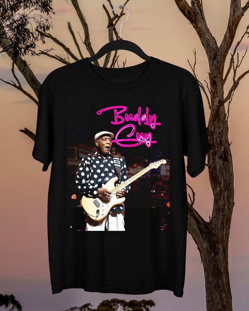 New! Buddy Guy short sleeve Women Men Black Full size S to 5XL Unisex T-Shirt